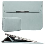 TOWOOZ MacBook Pro 13 Inch Seeve, MacBook Air 2018 Sleeve Compatible with MacBook Pro 13-14 Inch/ 13-13.3 Inch MacBook Air/Dell XPS 13/ Surface Pro X, 13.3 Laptop Sleeve with Storage Pouch (Blue)
