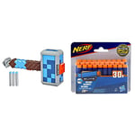 Nerf Minecraft Stormlander Dart-Blasting Hammer, Fires 3 Darts, Includes 3 Nerf Elite Darts, Pull-Back Priming Handle & N-Strike Elite A0351 Dart Refill Pack of 30 Multi-Coloured