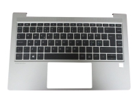 HP - Erstatningstastatur for bærbar PC - bakbelysning - Nordisk - med toppdeksel - for ProBook 440 G8, 445 G8