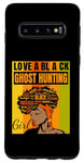 Galaxy S10 Black Independence Day - Love a Black Ghost Hunting Girl Case