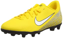 Nike Neymar Jr. Vapor 12 Club Mg, Unisex Kid's Footbal Shoes, Multicolour (Amarillo/White-Black-Black 710), 1 UK (33 EU)