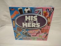 HIS and HERS Board Game - The Logo Board Game By Drumond Park, Brand NEW SEALED