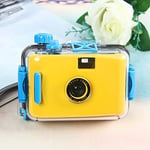 XSWY Children's Camera Camara Non-disposable Camera Film Camera LOMO Camera Waterproof and Shockproof Dropship Link Easy to use (Color : Yellow)