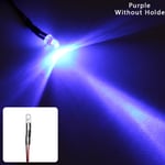 1/20/50 Pcs Emitting Diode 5mm Led Light Pre-wired Purple 1pc Without Holder