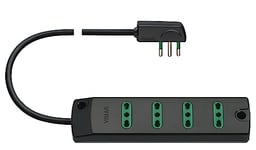 VIMAR-Multiprise 4 Prises 16a avec Fiche Câble 1,5 M Noir