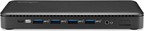 Kensington SD4841P USB-C 10Gbps Triple Video, Thunderbolt 4, Driverless Docking Station with 100W Power Delivery, 2 x Display Ports, 1 x HDMI 2.0, 1 x USB-C, 4 x USB-A Ports (K33557EU)