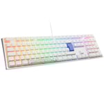 Clavier gaming - DUCKY - One 3 Classic Pure White - Rétroéclairage RGB LED - Filaire - Switches haute qualité