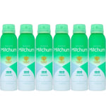 Mitchum Antiperspirant Deodorant Women Unscented Advanced Control 150ml x 6