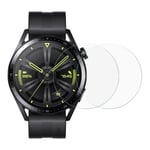 2Pcs Huawei Watch GT 3 (46mm) HD clear tempered glass screen protector Transparent