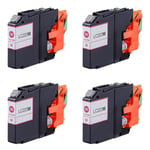 4 NON OEM Magenta LC223M ink for Brother MFC-J4625DW MFC-J480DW MFC-J5320DW