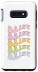 Galaxy S10e Daisy First Name I Love Daisy Girl Boy Groovy Birthday Case