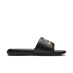 Nike Victori One Men's Slides BLACK/METALLIC GOLD-BLACK, storlek 50½