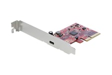 StarTech.com USB 3.2 Gen 2x2 PCIe Card - USB-C 20Gbps PCI Express 3.0 x4 Controller - USB Type-C Add-On PCIe Expansion Card -Windows/Linux - USB-adapter - PCIe 3.0 x4 - USB-C 3.2 Gen 2x2 x 1