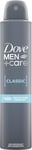 Dove MenCare Classic Antiperspirant Aerosol pack of 6 deodorant for men with 1/4