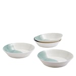 Royal Doulton Signature 1815 Set of 4 23cm Pasta Bowls,Green