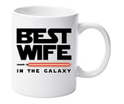 Best Wife in The Galaxy Star Wars 11oz Funny Novelty Ceramic Mug Valentines Day