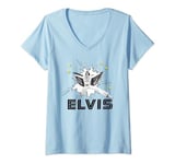 Elvis Presley Official The King V-Neck T-Shirt