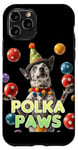 Coque pour iPhone 11 Pro Blue Heeler Jouet de jongleur pour chien de bétail australien Motif pattes