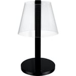 Airam Illusion Dot -LED-bordslampa och QI-laddningstation, svart