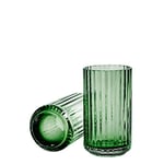 Lyngby Porcelæn Vase, Green, 9.5x9.5x13.6