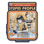 Steven Rhodes - Stupid People Sticker, Accessories
