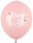 50 stk Pastell Rosa Mom to Be Ballonger 30 cm