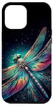 iPhone 15 Pro Max Cosmic Black Dragonfly Essence Case