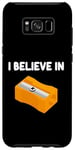 Coque pour Galaxy S8+ I Believe in Taille-crayons manuel rotatif Pointe graphite