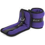 ProsourceFit Ankle Wrist Weights 2.5 lb- Purple
