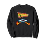 Back to the Future DeLorean and Logo Sweatshirt