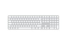 Apple Magic Keyboard with Touch ID and Numeric Keypad - tangentbord - USB-C - QWERTZ - tysk - vita tangenter Inmatningsenhet