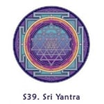 Window Sticker Sri Yantra