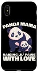 iPhone XS Max Panda Mama Raising Lil Paws With Love Cute Mom Bear And Cub Case