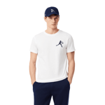 Lacoste White Tee & Navy Cap (Storlek kläder: M)