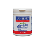 Lamberts Vegan Vitamin D3 1000 I.U, 90 Capsules