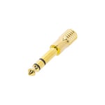 Adam Hall Stik Adapter mini jack female stereo to 6.3 mm male - Connectors