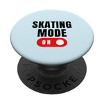 Mode patinage sur patin à glace - Cadeau - Design graphique PopSockets PopGrip Interchangeable
