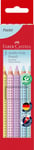 Faber-Castell Jumbo Grip Pastel Colour Pencil Set, Cardboard Wallet  (US IMPORT)
