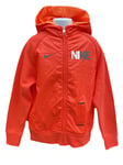 New NIKE Vintage Unisex Hoodie Jacket Orange 140-152 cm Age 10-12 Years