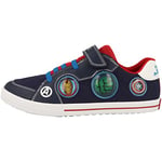 Geox J Kilwi Boy Sneaker, Navy red, 3 UK