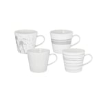 Royal Doulton Pacific Stone Set of 4 Mugs, 13.5oz, Multi-Colour