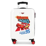 Disney Cars Good Mood Multicoloured Cabin Suitcase 34 x 55 x 20 cm Rigid ABS Combination Lock 32 Litre 2.5 kg 4 Double Wheels Hand Luggage