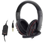 Trådbundet Headset 3,5 mm Gaming Music Mic för PS4 Play Station 4 Gaming PC Chat