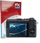 atFoliX 3x Screen Protection Film for Canon EOS M6 Screen Protector clear