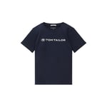 Tom Tailor TOM TAILOR T-Shirt Logo Print Sky Captain Blue
