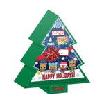 Funko Pocket Pop! Marvel - Groot - Tree Holiday Box 4 Pieces - Marvel Comics - Porte-clés - Mini-Figurine en Vinyle à Collectionner Porte-clés Fantaisie - Cadeau de Noël - Idée de Cadeau