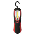 POLY POOL - PP3162 Torche de travail à LED avec Ultra Led COB 3W 200lm et crochet pivotant - Lampe portable idéale pour le travail en atelier avec clip magnétique pour la fixation - Lampe à batterie
