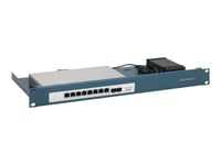 Rackmount.It Rm-Ci-T3 - Rackmonteringspaket - Gagatsvart, Ral 9005 - 1U - 19" - För P/N: Ms120-8-Hw