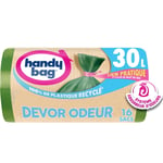 Sac Poubelle Devor Odeur, 30l, Avec Liens Handy Bag - Les 16 Sacs