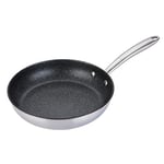 Prestige Scratch Guard Non Stick Frying Pan 25cm - Stainless Steel Induction Frying Pan, Scratch Resistant, Suitable for All Hobs, Oven & Dishwasher Safe Durable Cookware